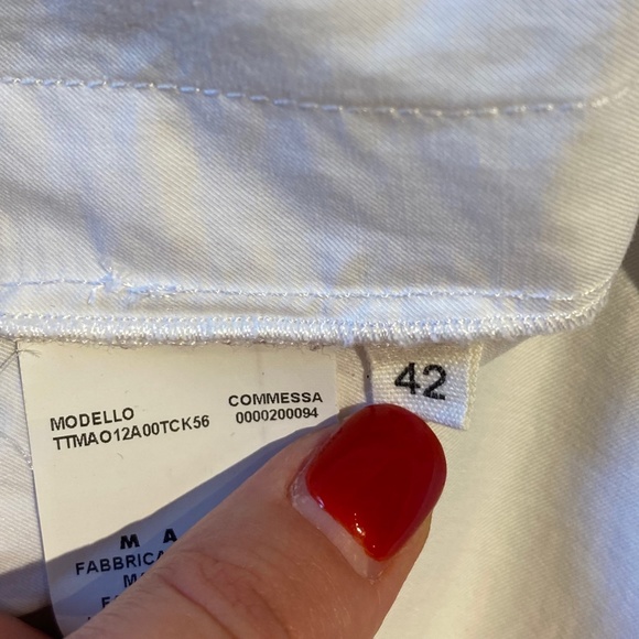 Marni white sleeveless v-neck top tunic blouse size IT42 US6 M - Picture 11 of 14